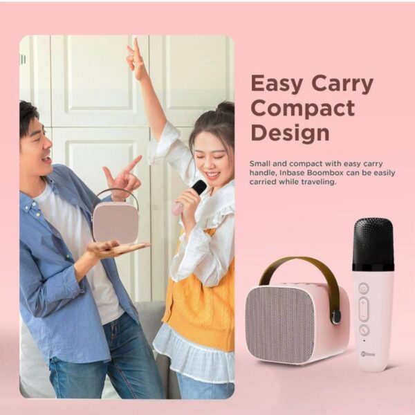 Portable Wireless Bluetooth Speaker with Wireless Karaoke Mic - Image 4