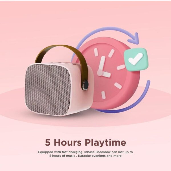 Portable Wireless Bluetooth Speaker with Wireless Karaoke Mic - Image 2