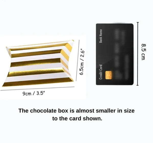 Golden Decorative Folding Paper Gift Boxes For Gifting Chocolates, Dryfruits Items - Fancy Decorative packaging In Marriage,Function, Birthday Packing, Engagement - Image 2