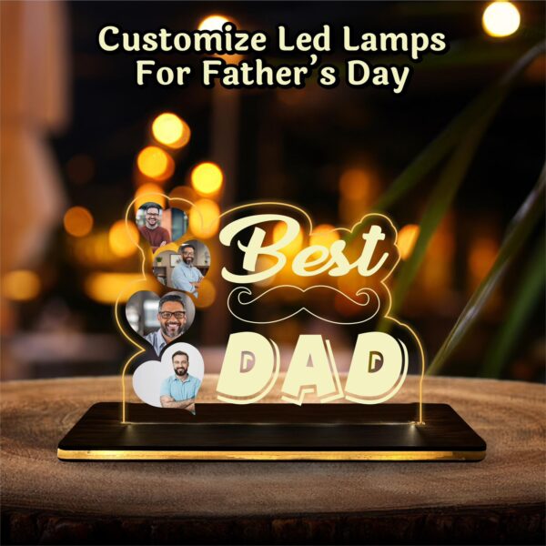 Customized LED Photo Lamp – Father’s Day Special - Image 4