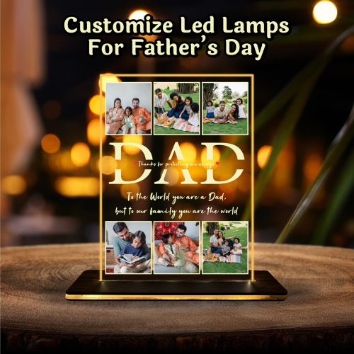 Customized LED Photo Lamp – Father’s Day Special