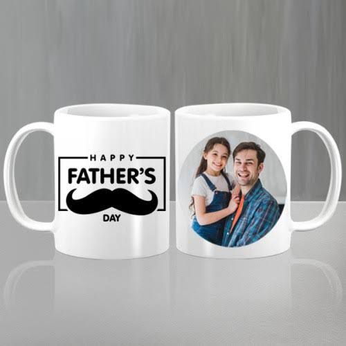 Personalized Father’s Day Mug – Mustache Edition